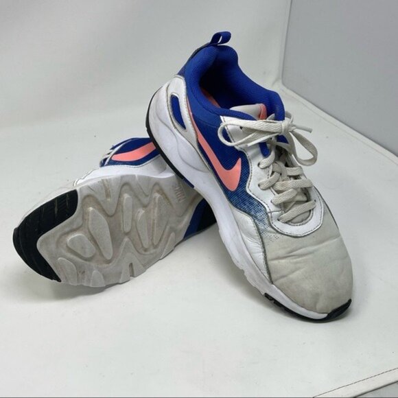 Nike Women's Shoes Runner 882267-100 White and Blue Running Trainers Size 7.5 - Picture 12 of 13